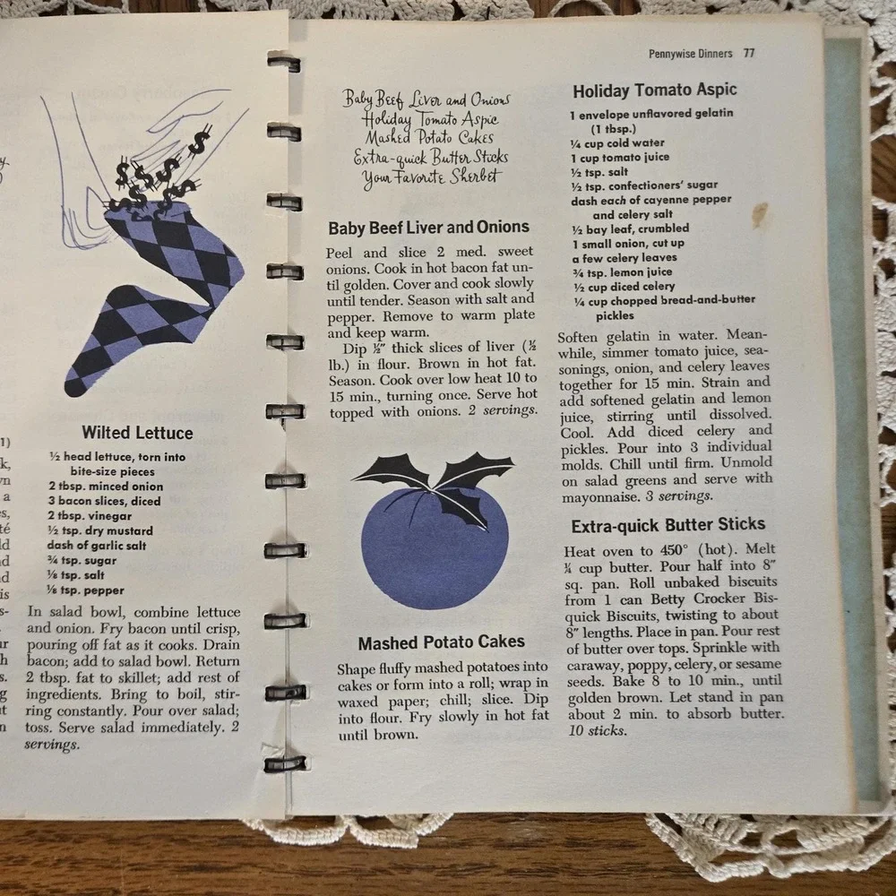 Vintage Betty Crocker Dinner for Two Cookbook, First‎ Edition, 1958